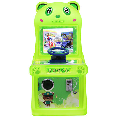Commercial Colorful Cute Bear Indoor  Racing Arcade Game Machine Children Game Machine