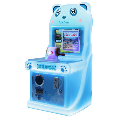 Cute Bear Kids Coin Operated Arcade Game Machine Single Player Amusement Park