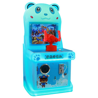 Cute Bear Coin-Operated Amusement Park For Kids Target Video Game Machine