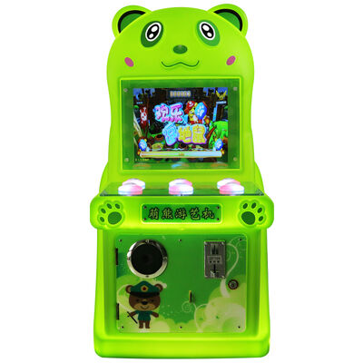 Cute Bear Kids Whack-a-Mole Arcade Machine Coin Operated Indoor Game Console