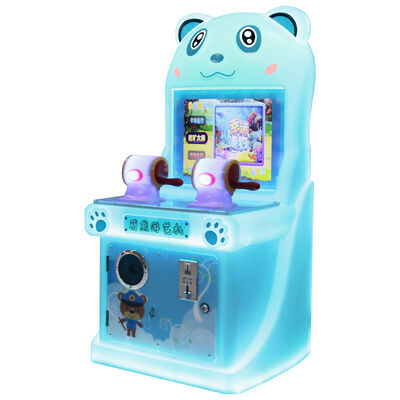 Cute Bear Twin Fishing Fun Mini Pusher Coin-Operated Vending Game Machine