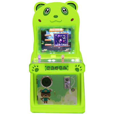 New Cute Bear Kid's Coin-operated Game Machine Double Player Happy Park Amusement