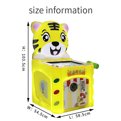 Kids Interactive Coin Operated Kids Puzzle Arcade Machine With Customizable Rewards
