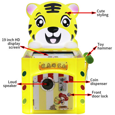 Kids Interactive Coin Operated Kids Puzzle Arcade Machine With Customizable Rewards