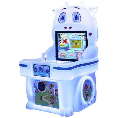 Cute Cow Single-Person 220V Coin-Operated Arcade Game Fun Pusher For Kids 6+Years