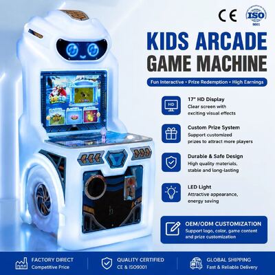Harga yang bagus Mesin Game Arcade Anak-anak Dengan Sistem Penukaran Hadiah Mesin Game Mini yang Dioperasikan dengan Koin on line