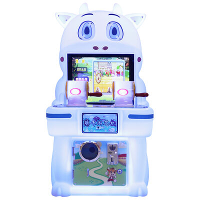Wholesale Coin-operated Animal Cartoon Dual Player Kids Arcade Game Machine With LED Light
