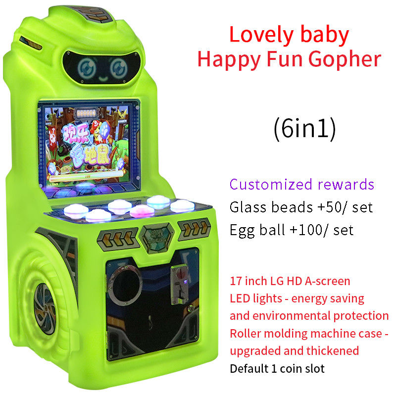 Coin-operated Pet Hamster Patting Game Console Indoor Children's Arcade Machine