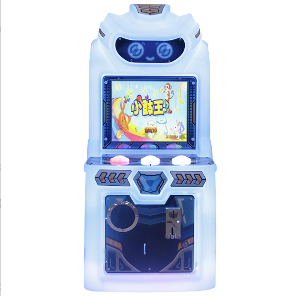 Cute Baby New Model Children's Play Area Single Button Interactive Parent-Child Interaction Button Tapping Game Machine