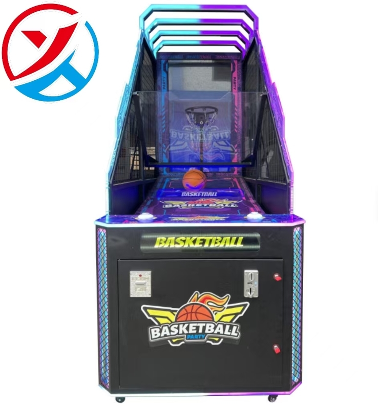 Commercial Foldable Electronic Basketball Shoot Game Machine Basketball Shooting Simulator Arcade Machine