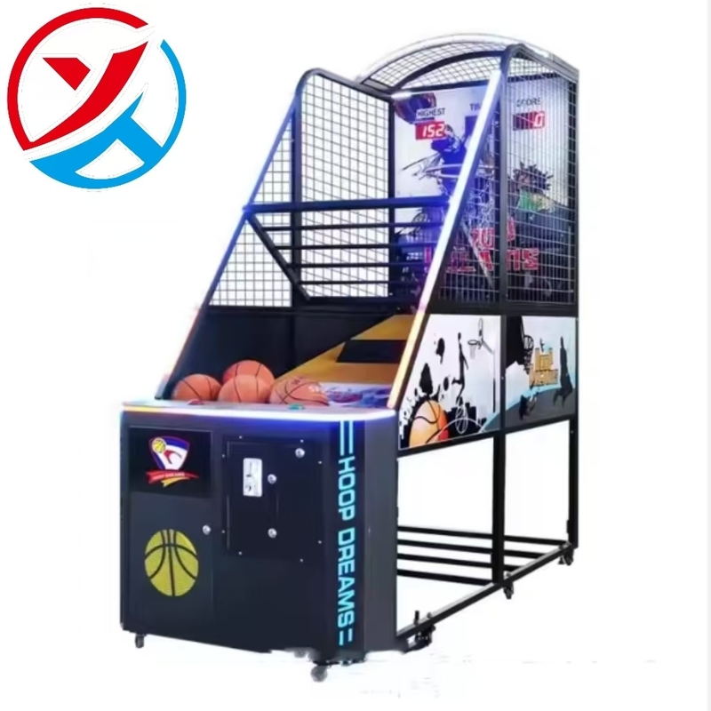 Metal Basketball Arcade Game Machine Coin Operated Game Basketball Shooting Game Machine