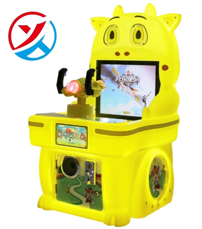 Cute Cow Children's Shooting Video Game Machine Single Person Arcade Game Machine
