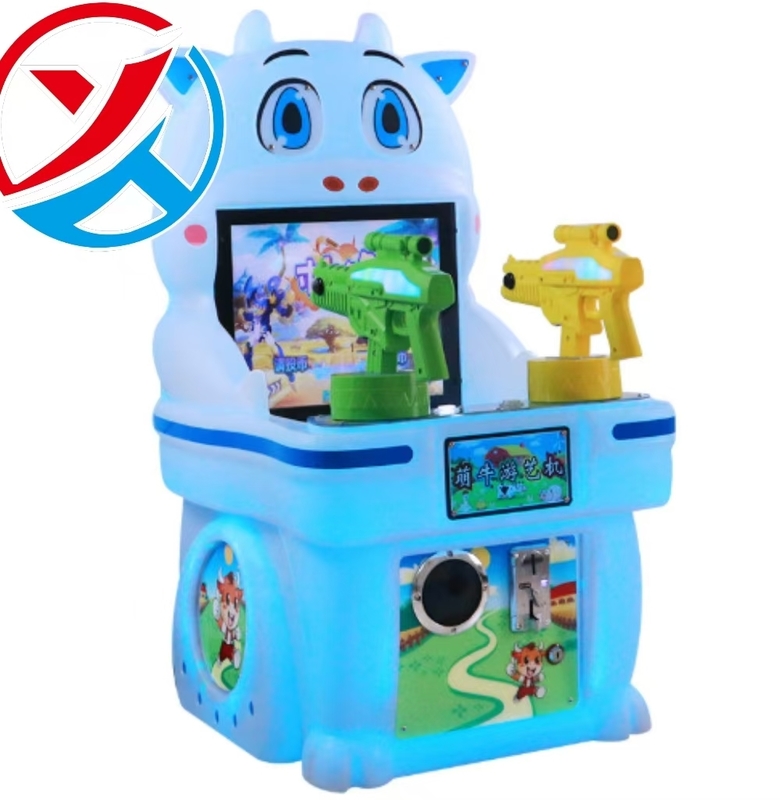 Cute Cow Two-Player Fight For Every Per Inch Of Land Shooting Game Machine For Kids