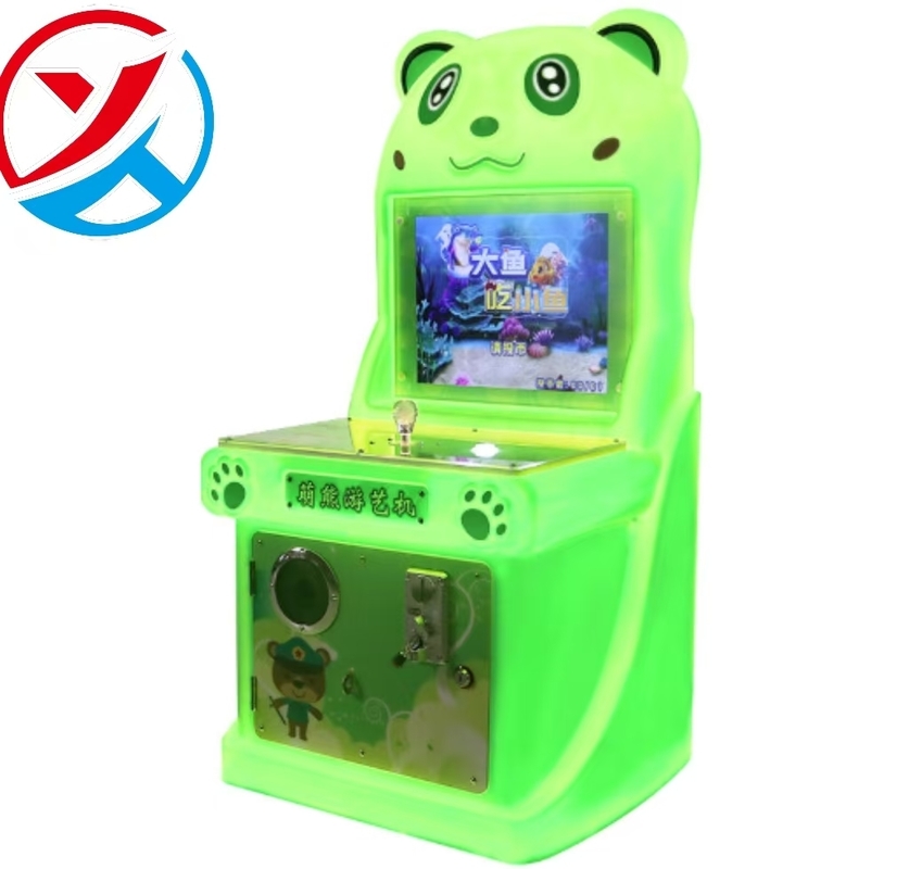 Cute Bear Coin-Operated Joystick Game Machine Commercial Entertainment Machine For Kids