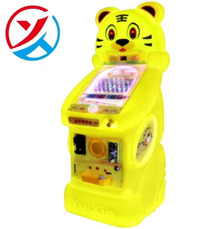 Cute Tiger Arcade Games Machine Coin Operated 14mm Pachinko Pinball Game Machine