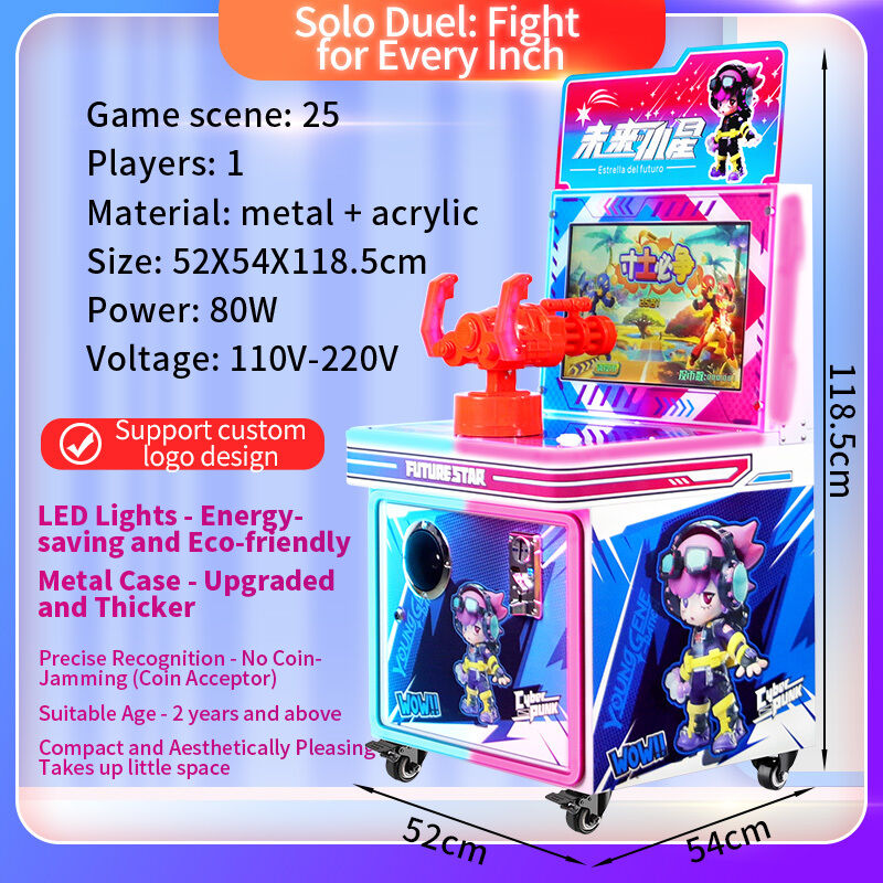 Single-person Coin-operated Arcade China Shooting Training Games Machine For Kids