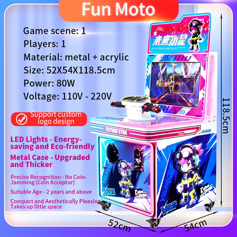 Amusement Park Coin-operated Flame Battle Motorcycle Simulator Game Machine