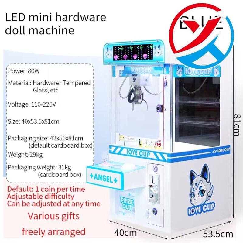 Customized Coin-operated Plush Toy Mini Claw Arcade Game Machine Factory Direct