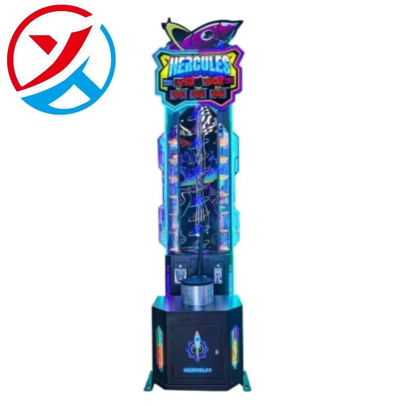Coin Operated Adult Hammer King Arcade Boxing Sport Game Machine For Sale