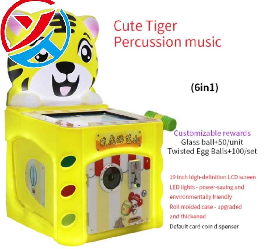 Kids Interactive Coin Operated Kids Puzzle Arcade Machine With Customizable Rewards