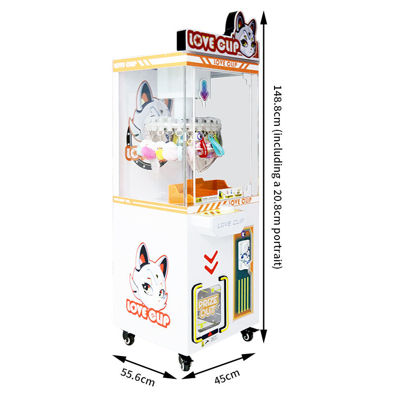 Starry Love Clip Hot Selling Coin Operated With Prize Clip Gift Vending Machine