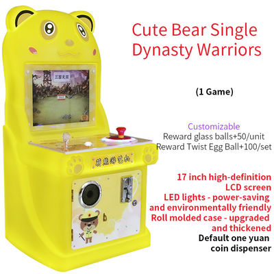 Mini Cute Bear Monety-operowane Arcade Game-Fun Joystick Game