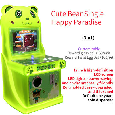 17 inci Koin-dioperasikan Taman Hiburan Joystick Arcade Game Machine