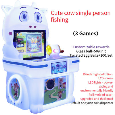 Fasilitas hiburan anak-anak yang dioperasikan koin Mesin memancing satu orang Mesin permainan arcade