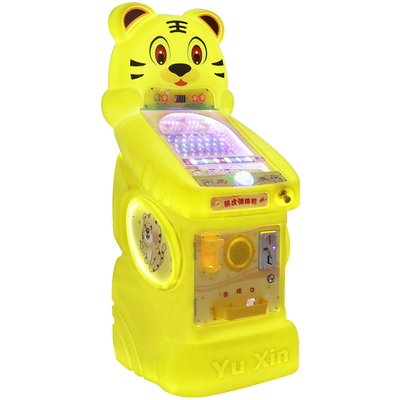 Máy chơi pinball 14mm bằng xu, có cần kéo và trò chơi bóng bằng kính