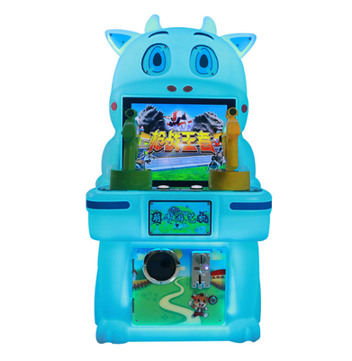Máquina de juego de dos armas con accionamiento de monedas para arcadas interiores para niños