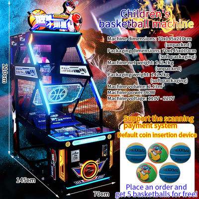 Arcade Coin Operated Amusement Park Facility Basketball Arcade Game Machine