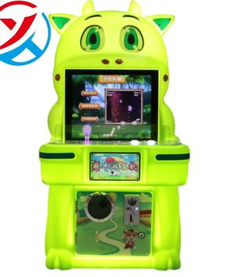 220V Sevimli İnek Tek Kişilik Mutlu Park 6+ Yaş Çocuklar İçin Joystick Oyun Makinesi