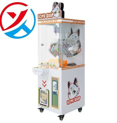 Máquina de Venda Automática de Brindes com Garra de Amor Estrelado, Moeda Quente