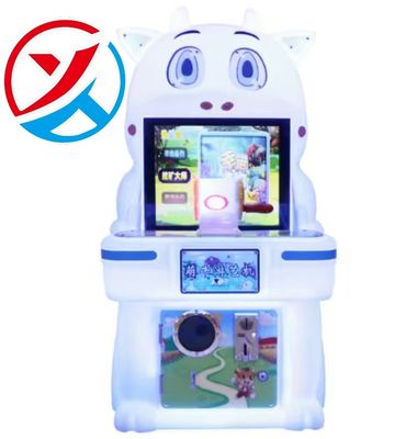 Schattige koe Een-speler Munt bediend Kinders Video Game Arcade Vissen Game Machine