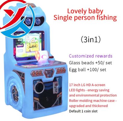  Single Person 220V Coin-Operated Arcade Game Fun Pusher For Kids 6+ Years