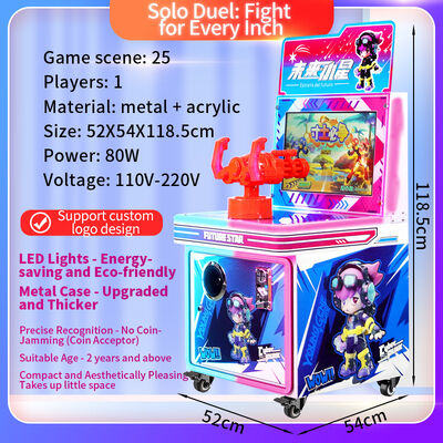Máy chơi game bắn súng arcade một người chơi bằng đồng xu của Trung Quốc dành cho trẻ em