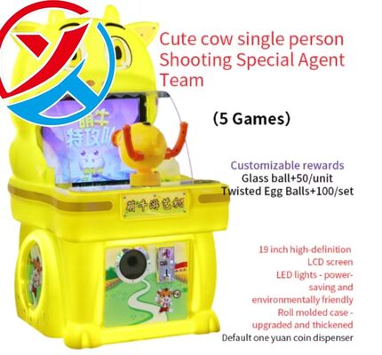 Máquina de juegos de arcade de una sola persona con accionamiento de monedas