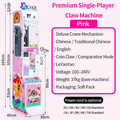 Mini Máquina de Venda de Garra de Doces Máquina de Brinquedos de Crianças Brinquedo Plush Brinquedo Arcade Grão Brinquedo