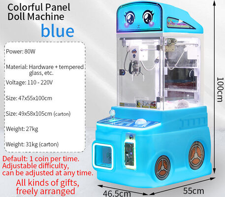 Machine à griffes mini arcade pour enfants, vente directe d'usine, jouet en peluche de chasseur de chars, grue à griffes pour enfants