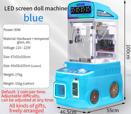 Dot-Matrix-Doll-Maschine für Bildschirme Kommerzielle Custom-Arcade-Claw-Automaten