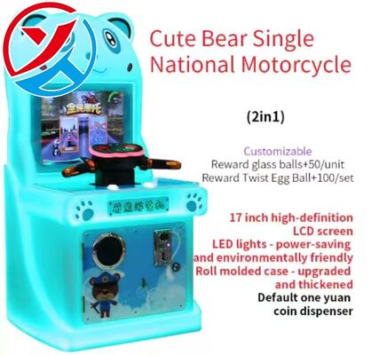 Kinder-Münzbetriebene Motorrad-Renn-Arcade-Maschine Mini-Arcade-Maschine für Kinder