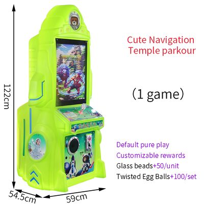 Çocuk Yarışı Arcade Makinesi Tek Oyunculu Jetonlu Arcade Oyun Makinesi