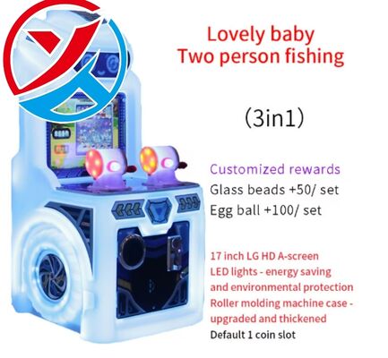 Doppel-Spieler-Fischerei-Arcade-Maschine Münzbetriebene Joystick-Spielmaschine für Innenräume
