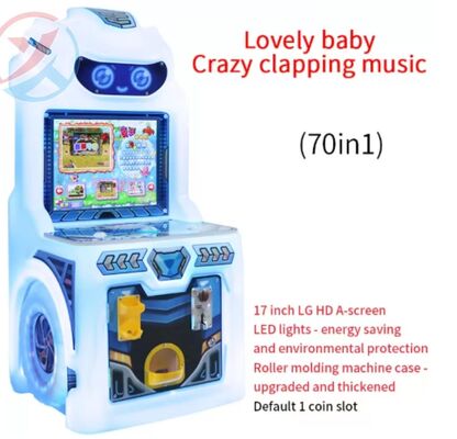 Kommerzielle Kinder-Button-Arcade-Maschine, Münzbetriebenes Einlösungsspielautomat