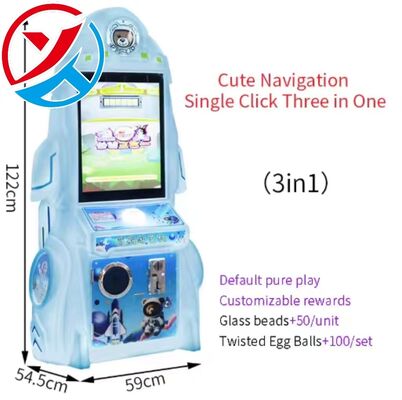 19 inch kinder single player arcade machine munt bediende knop spelmachine