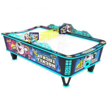 Comerciante operado por monedas Niños Hockey en el aire Máquina de arcade de mesa para el centro de juegos