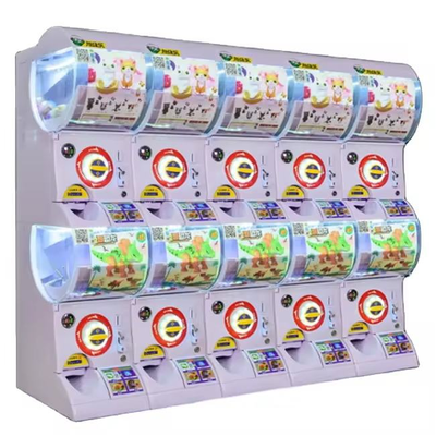 Münzbetriebener Kapselautomat mit mehreren Stationen für Spielhallen und Einkaufszentren