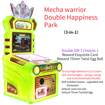 calidad Máquina de juego de doble palo operada con monedas, máquina recreativa para niños fábrica