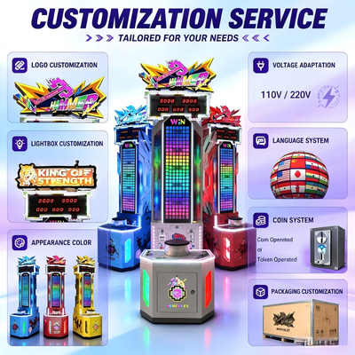 Qualidade Commercial Boxing Machine Arcade Game | Coin Operated Punching Machine Manufacturer Fábrica